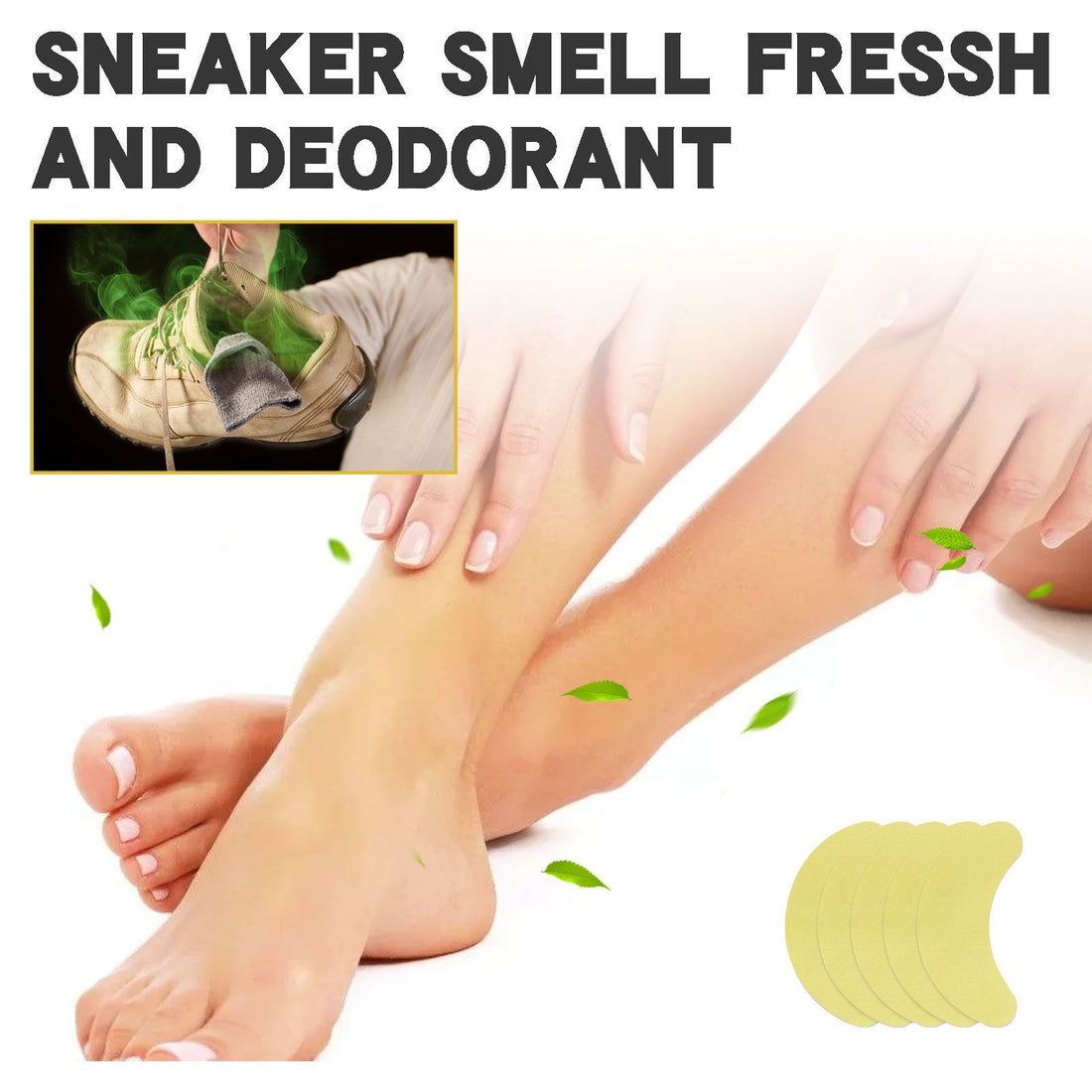 South Moon Shoe Deodorizing Sticker, Shoe Deodorizing,  Odor Absorbing, Foot Sweat Absorbing Insole