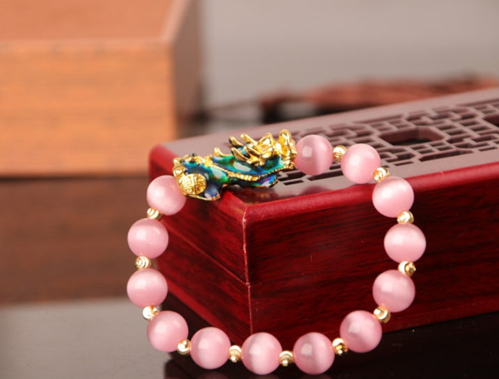 NEW 3D Gold Plated PiXiu Bracelet