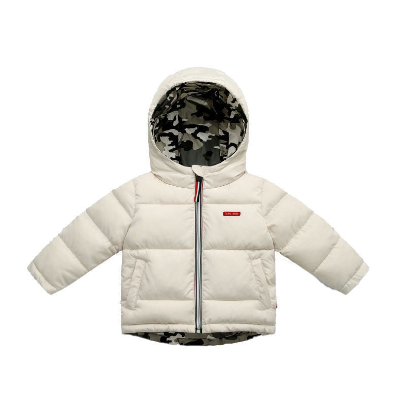 NEW Middle And Small Children Wear Double-sided Padded Winter Jackets