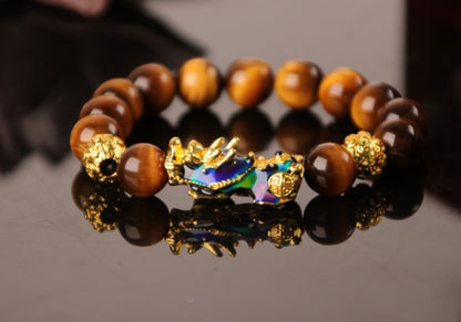 NEW 3D Gold Plated PiXiu Bracelet