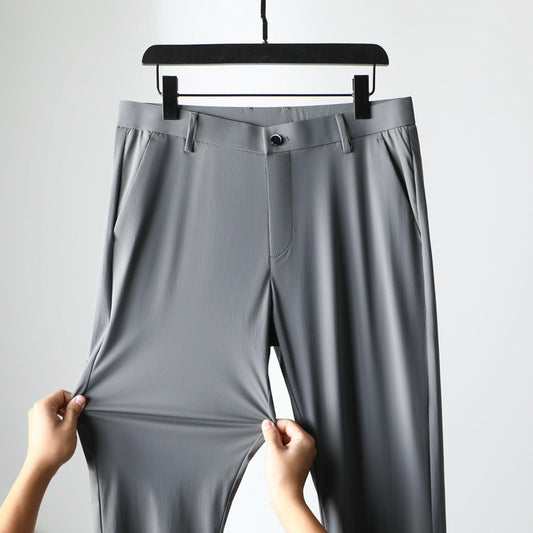 Fashion Personality Tencel Business Casual Pants Men