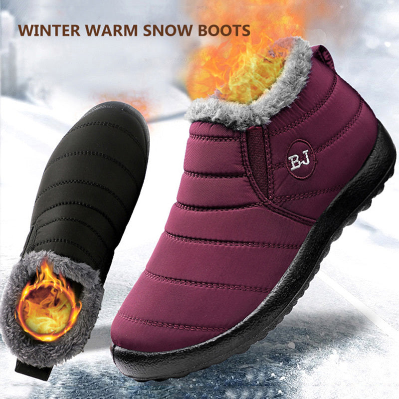 Winter Snow Boots Women Waterproof Shoes Warm Ankle Boots