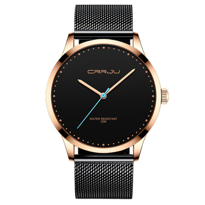 NEW Stainless Steel Mesh Belt Fashion Watch Men