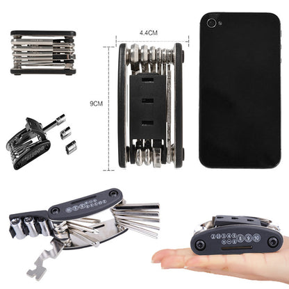 NEW Mountain Cycle Portable Socket Multipurpose Wrench Bicycle Multi Tool Screwdriver