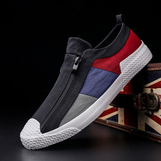 New Men'S Shoes Summer Breathable Driving Casual Men'S Canvas Tide Shoes A Pedal Lazy Cloth