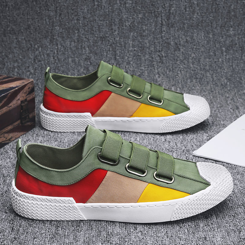 New Men'S Shoes Summer Breathable Driving Casual Men'S Canvas Tide Shoes A Pedal Lazy Cloth