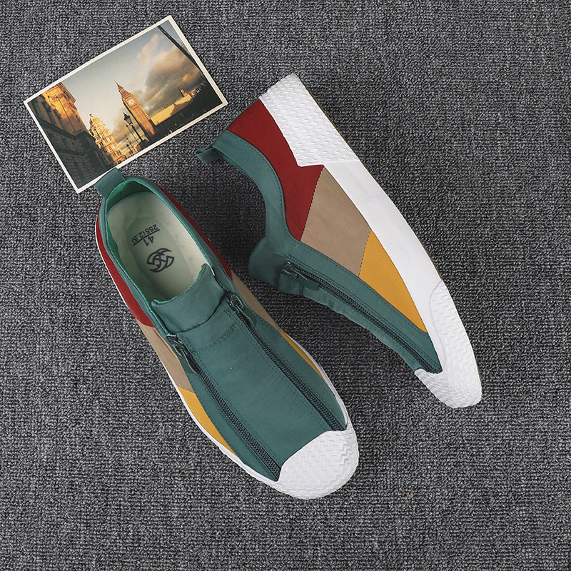 New Men'S Shoes Summer Breathable Driving Casual Men'S Canvas Tide Shoes A Pedal Lazy Cloth