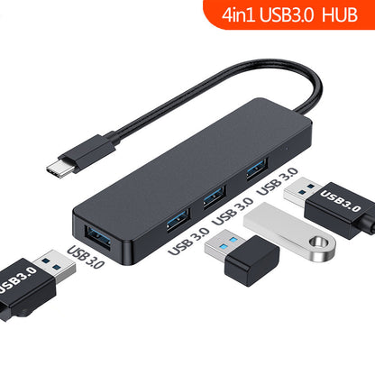 New TypeC HUB Is Suitable For The Computer 4-in-1 Expansion Adapter