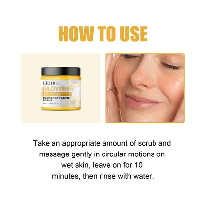 NEW Eelhoe Turmeric Exfoliating Facial Scrub For Deep Cleansing Of Delicate Pores And Beauty Cleansing Treatment