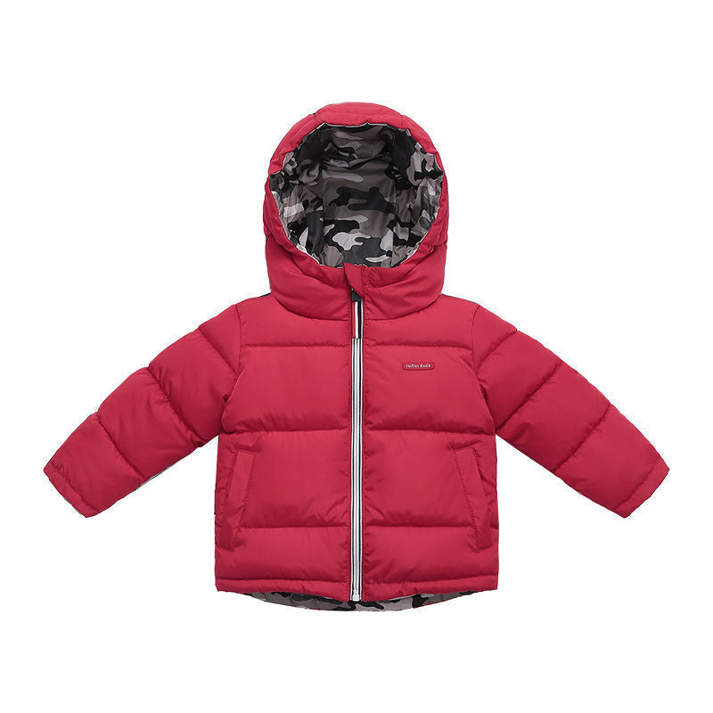 NEW Middle And Small Children Wear Double-sided Padded Winter Jackets