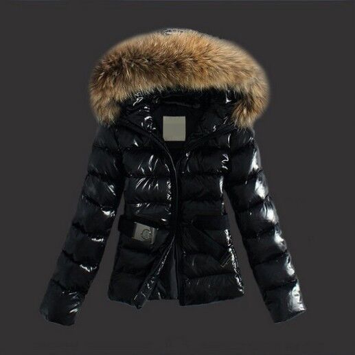 NEW Imitation raccoon fur collar down coat