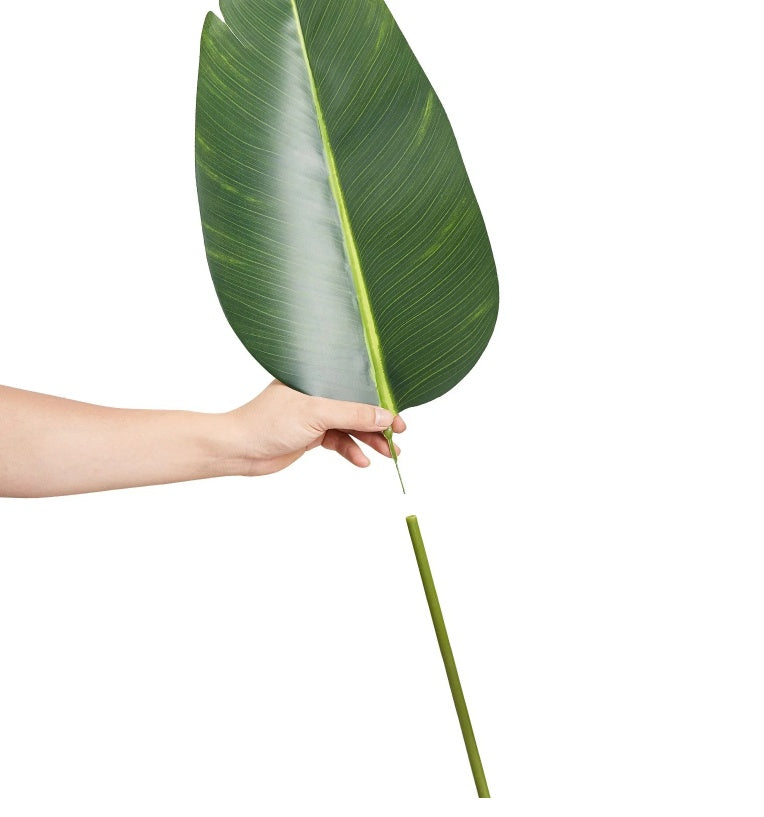 NEW Artificial Birds Of Paradise Tree, 5 FT Tall Faux Plant, PE Material &amp; Anti-Tip Tilt Protection Low-Maintenance Plant, Lifelike Green Fake Tree For Home Office Warehouse Decor Indoor Outdoor