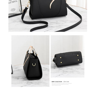 Fashion PU Leather Lady Handbag Messenger Bag