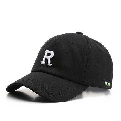 NEW Adjustable Cap Letter R Embroidery Unisex Baseball Cap