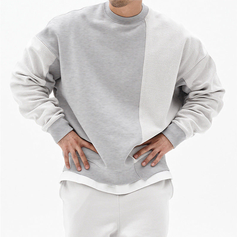 NEW Pullover Round Neck Sweater Loose Men Clothes