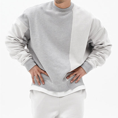 NEW Pullover Round Neck Sweater Loose Men Clothes