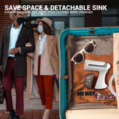 Garment Steamer GS002 – 1500W Powerful Handheld Steamer, 300ml Tank, Fast Wrinkle Removal for All Fabrics