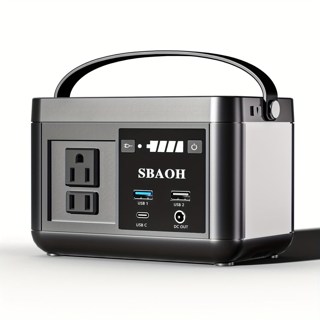 Portable Power Station P86,88.8Wh LiFePo4 Battery,with 120W AC Outputs