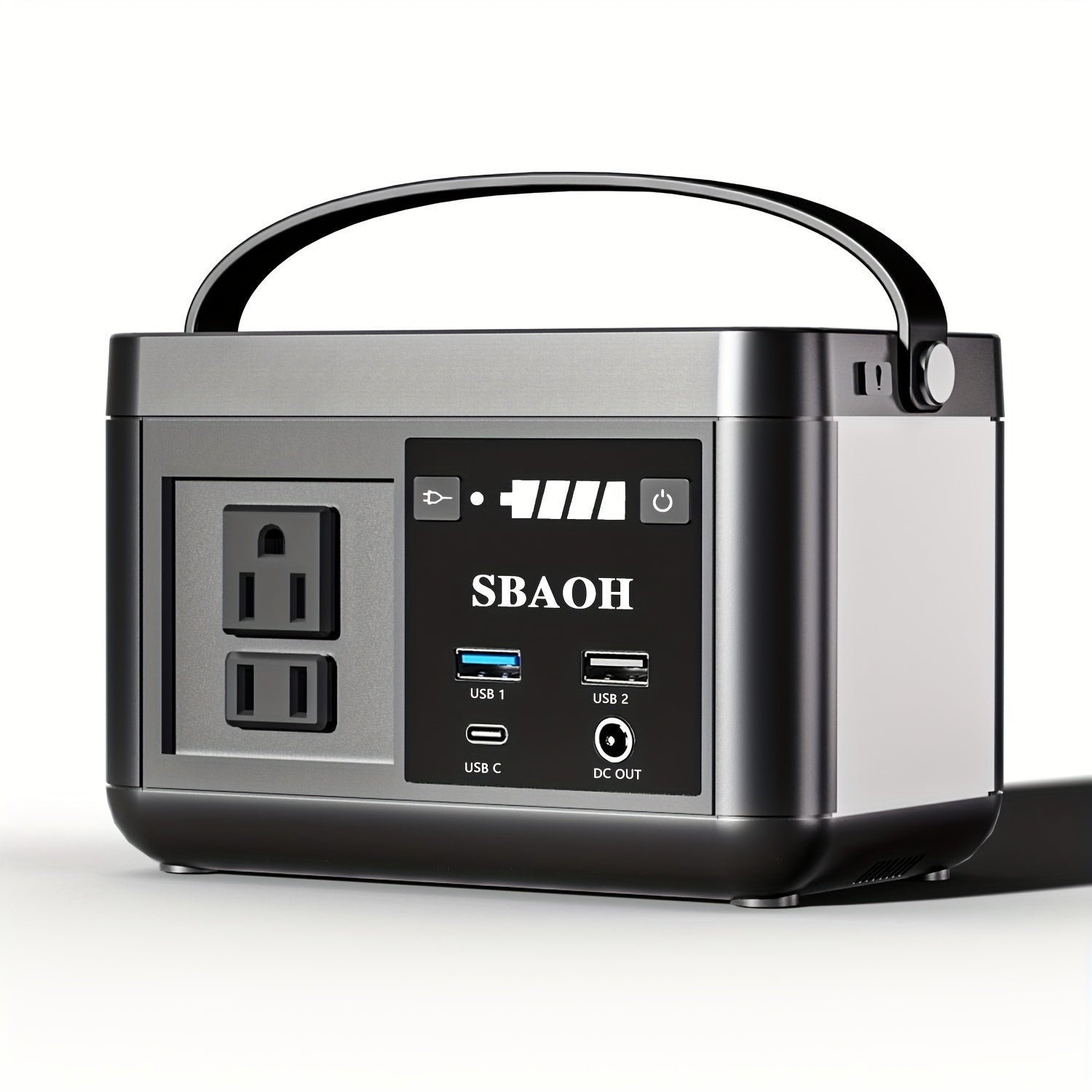 Portable Power Station P86,88.8Wh LiFePo4 Battery,with 120W AC Outputs