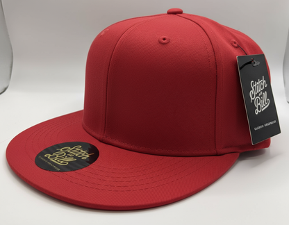 Premium Flat Brim Snapback Hat 100% Cotton Men Women Blank