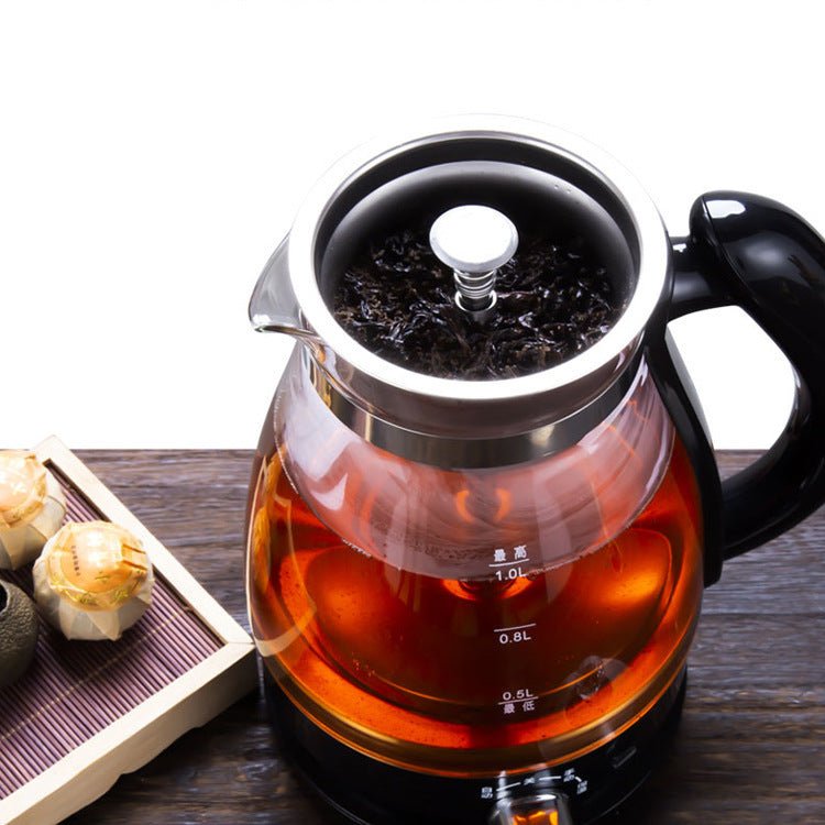 1L Automatic Steam Tea Maker Insulation Household Glass Electric Kettle - JonaStore