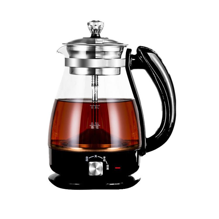 1L Automatic Steam Tea Maker Insulation Household Glass Electric Kettle - JonaStore