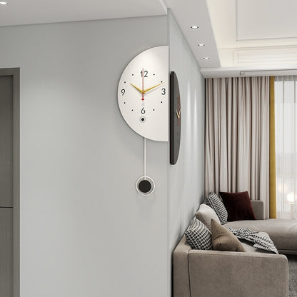 W Modern Double-sided Corner Clock