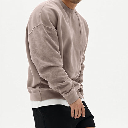 NEW Pullover Round Neck Sweater Loose Men Clothes