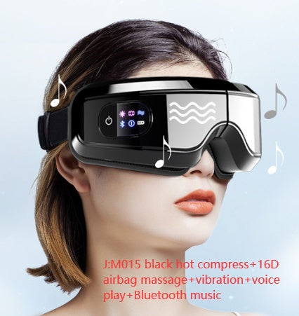 NEW Eye Massager Air Pressure Vibration Eye Protector Bluetooth Eye Massage Relax Migraines Relief Improve Sleep