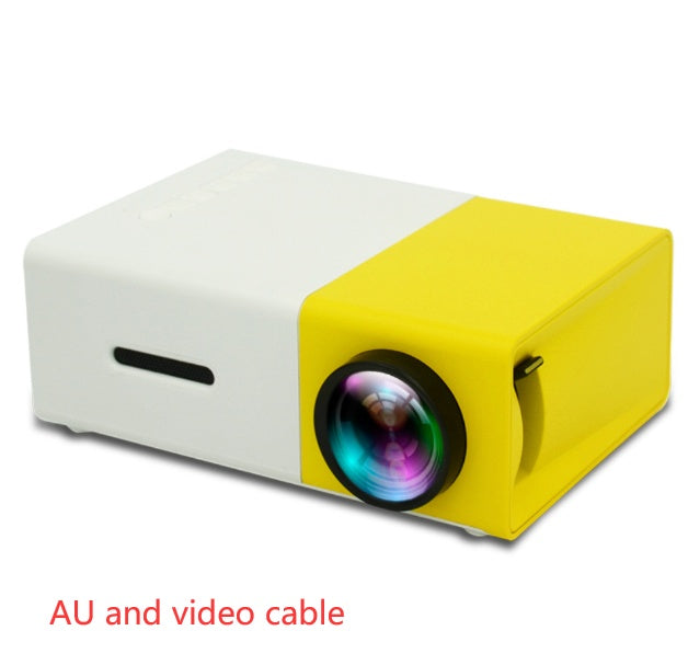 NEW Portable Projector 3D Hd Led Home Theater Cinema HDMI-compatible Usb Audio Projector Yg300 Mini Projector