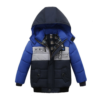 NEW Small And Medium-Sized Boys Cotton-Padded Jackets