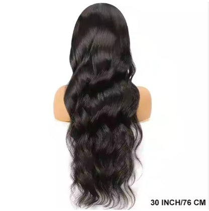 NEW Ready To Go   HD Lace Front Wigs Glueless Put-on Go Body Wave Wig Pre-Plucked Blend Human Hair Transparent Lace Color