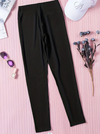 NEW Plus Size Burnt Flower Solid Color Bottom Women&