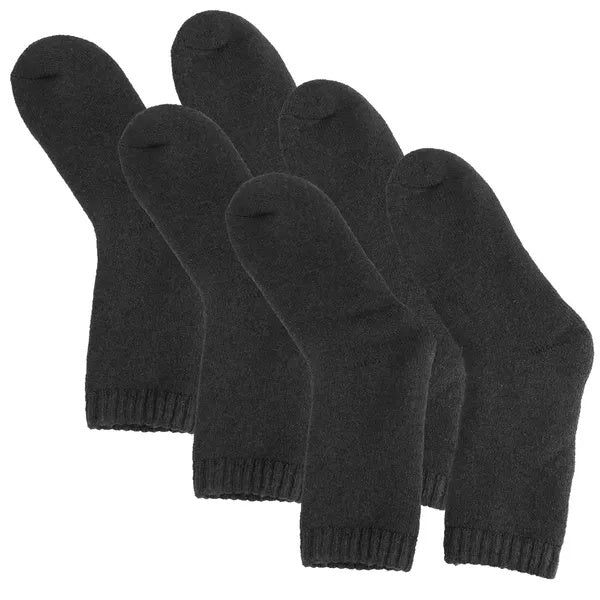 Men’s Thermal Winter Socks (3-Pair Set) – Heat-Trapping Fleece, Warm Insulated Cold Weather Socks