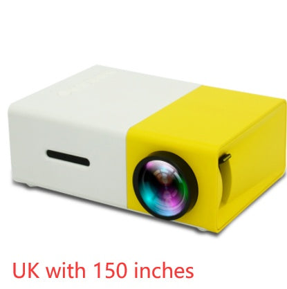 NEW Portable Projector 3D Hd Led Home Theater Cinema HDMI-compatible Usb Audio Projector Yg300 Mini Projector