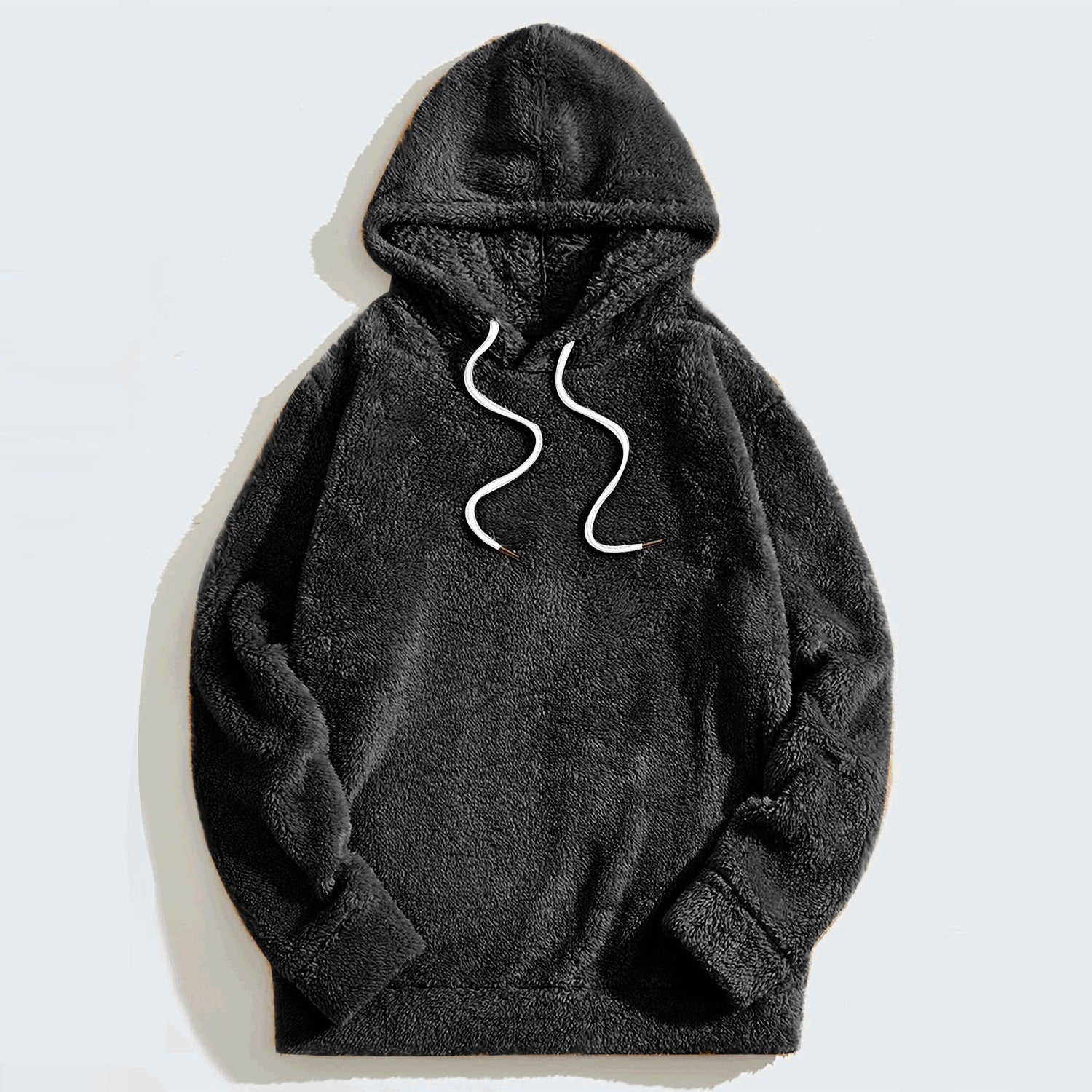 Autumn And Winter Thickening Double-sided Velvet Casual Loose Long-sleeved Hooded Sweater