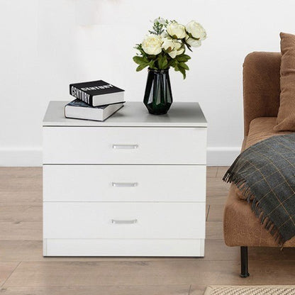 3 Draw Bedside Table - JonaStore