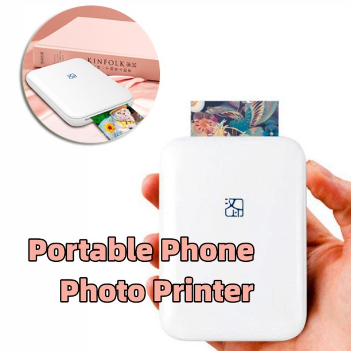 NEW Color Photo Printer Portable Full Color Wireless Photo Printer USB Bluetooth Thermal Sublimation Printer