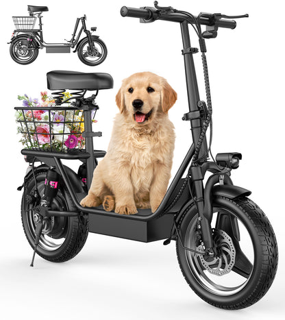 ASKGO Electric Scooter, 500W Motor, 14&