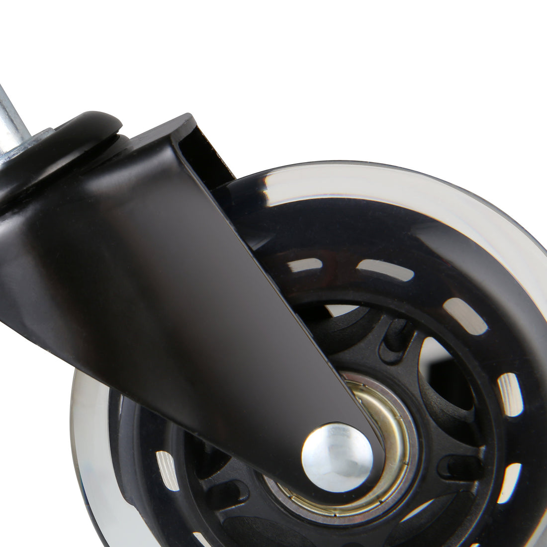Office Chair Wheels, Set Of 5, 3 Inch Caster Wheels Replacement For Hardwood Floors And Carpet, Heavy Duty Computer Gaming Desk Casters With 130 Lbs Load Capacity,