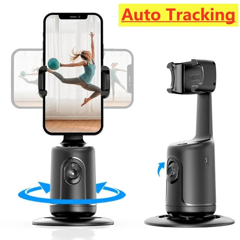 360 Auto Face Tracking Gimbal AI Smart Gimbal Face Tracking Auto Phone Holder For Smartphone Video Vlog Live Stabilizer Tripod - JonaStore