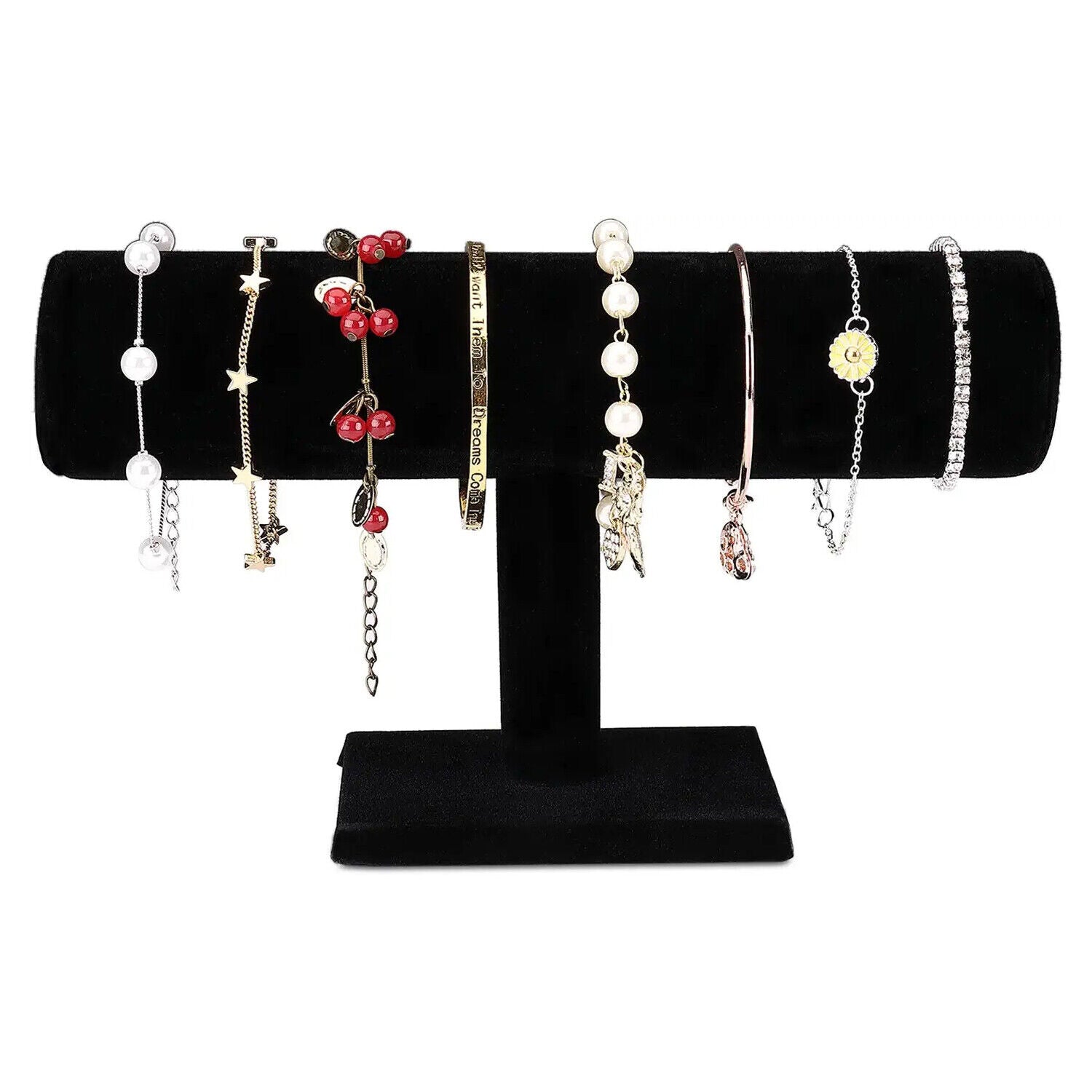 T-Bar Bracelet Holder Necklace Organizer Jewelry Watch Stand