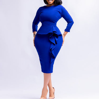 NEW Fashion Elegant African Plus Size Dress