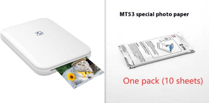 NEW Color Photo Printer Portable Full Color Wireless Photo Printer USB Bluetooth Thermal Sublimation Printer