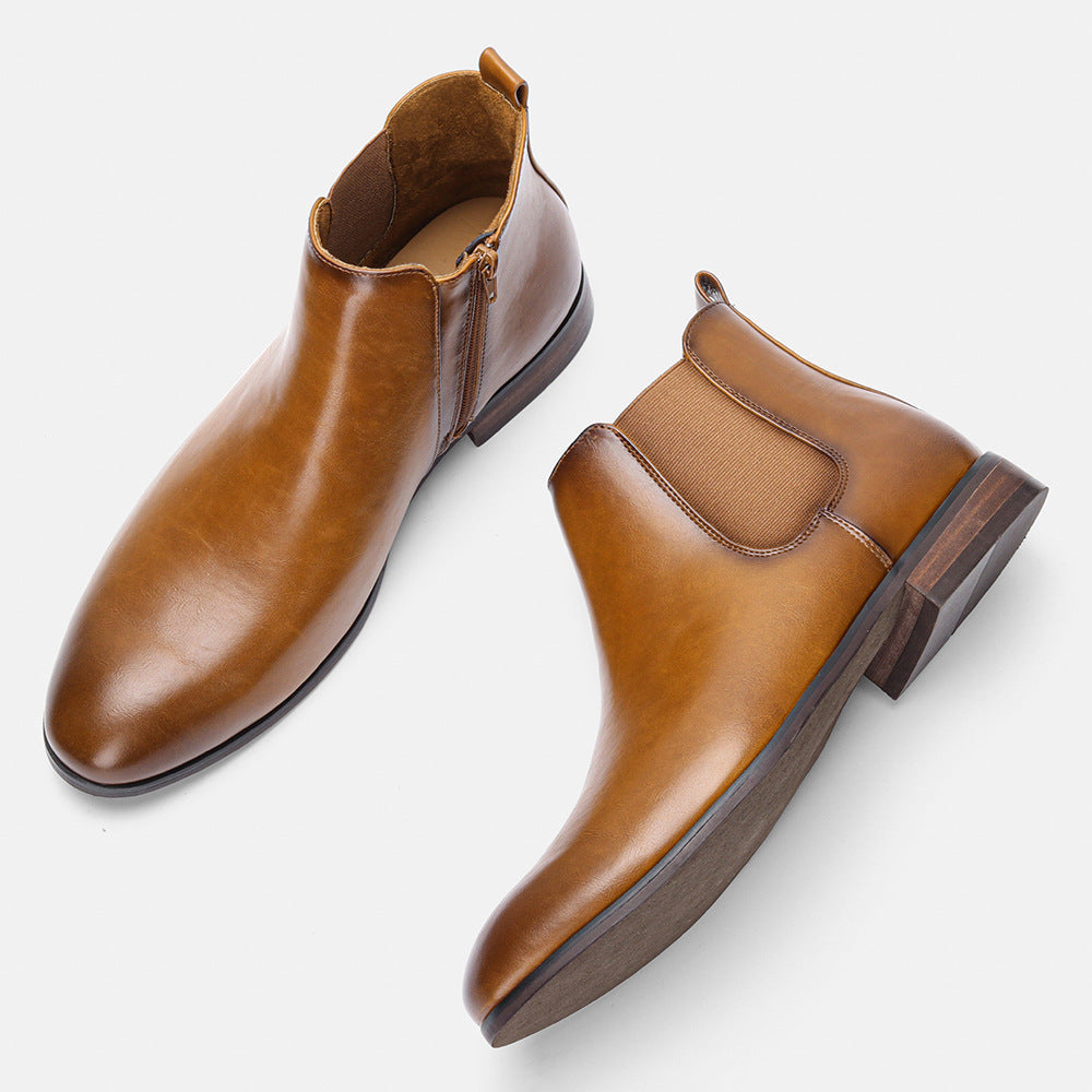 Plus Size Chelsea Boots Men&