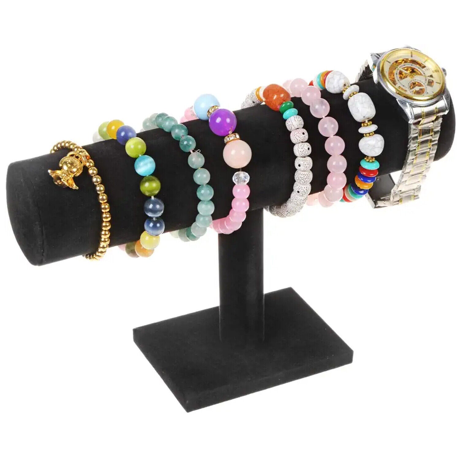 T-Bar Bracelet Holder Necklace Organizer Jewelry Watch Stand