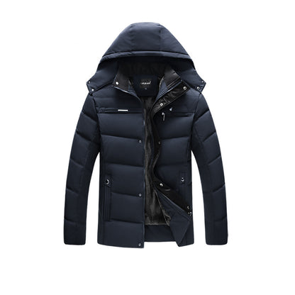 NEW Fashion simple plus velvet thick down jacket