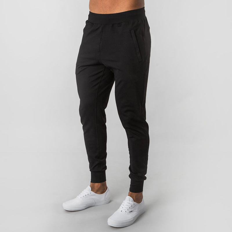 European And American Muscle Trousers Stretch Running Pants