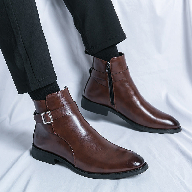 Plus Size Chelsea Boots Men&