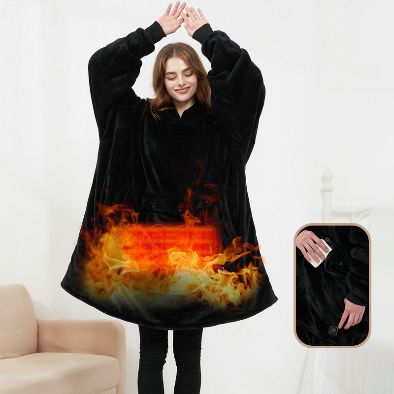 USB Heated Wearable Blanket Oversized Lazy Goodie